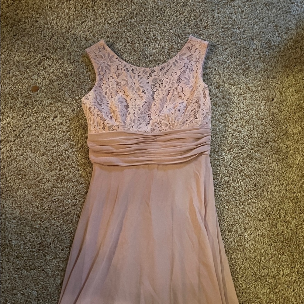 Babyonline Blush Lace Maxi Dress S - Picture 8 of 10